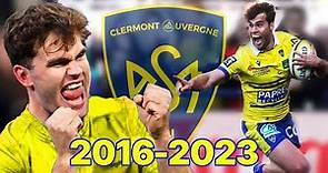 Tous les essais de Damian Penaud avec l'ASM Clermont Auvergne (2016-2023)