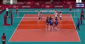China vs ROC (Russia) - JJOO Tokyo - Voleibol Femenino 2021