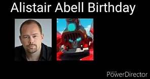 Alistair Abell Birthday