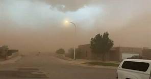 Viewer video from Richard Hardman of Las Cruces storm