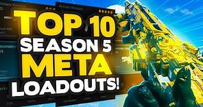 TOP 10 BEST LOADOUTS FOR WARZONE SEASON 5 (Meta Loadout)