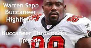 Warren Sapp || Tampa Bay Buccaneers Highlights || Buccaneer Throwbacks Episode 10