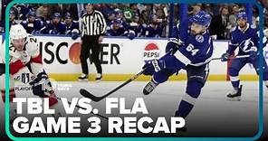 Tampa Bay Lightning vs Florida Panthers Playoff Game 3 Recap: Bolts fall 5-3 at home