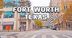 Fort Worth, Texas - Downtown Driving Tour and Travel Guide - 4K