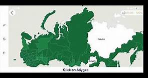 [WR] Russia: Republics (0:23) Seterra Android App