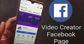 How To Create Facebook Page For Video Creator 2021