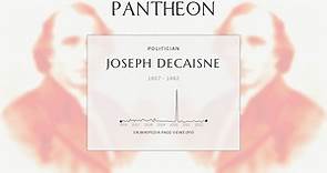 Joseph Decaisne Biography - French botanist and agronomist (1807-1882)