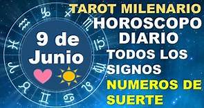 Horóscopo de hoy 9 Junio 2023 - Tarot Milenario