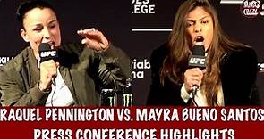 Raquel Pennington vs. Mayra Bueno Silva Press Conference Highlights UFC 297