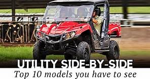 10 Best Utility Side-By-Sides and Recreational UTVs for Work and Play