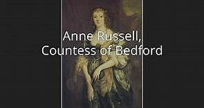 Anne Russell, Countess of Bedford
