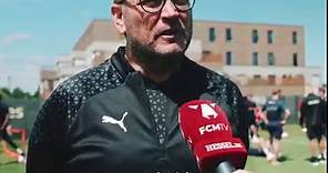 FC Midtjylland - Cheftræner Thomas Thomasberg efter første...