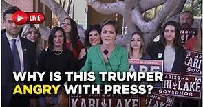 Kari Lake Live : Trump-Backed Arizona Candidate Calls "Emergency Press Conference" | US Polls 2024