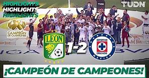 Resumen y goles | León 1-2 Cruz Azul | Campeón de campeones 2021 | TUDN