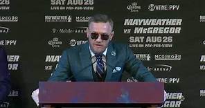Mayweather vs McGregor: Final Press Conference Highlights