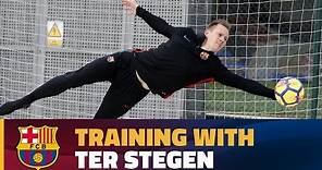 Training with... Marc-André ter Stegen