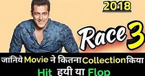 Salman Khan RACE 3 Bollywood Movie Lifetime WorldWide Box Office Collection