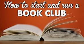 How to Start and Run a Book Club | A Thousand Words