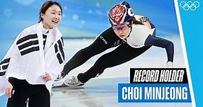 The best of Choi Minjeong at Beijing 2022! 🇰🇷🥇🥈