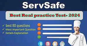 2024 ServSafe Manager Practice Test Best 80 Questions #1