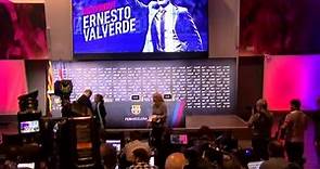 Presentación de Ernesto Valverde como entrenador del Barça