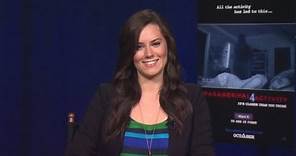 Katie Featherston - Paranormal Activity 4 Interview with Tribute