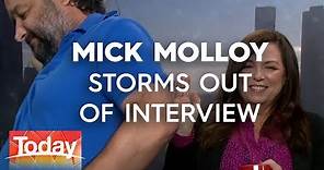 Mick Molloy walks out after being mocked on TV | TODAY Show Australia