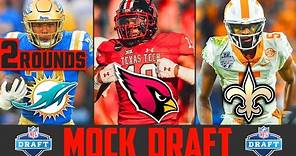 2023 NFL Mock Draft 2 Rounds | Pre Combine NFL Mock Draft 2023