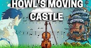 #violinsheet #partituraviolino Howl`s moving castle violin sheet / partitura violino