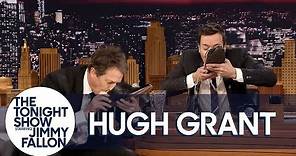 Hugh Grant and Jimmy Chug a "Shoey" (Drink Beer from Their Shoes)