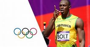Usain Bolt & Yohan Blake Win 100m Heats - London 2012 Olympics