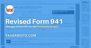 Revised IRS Form 941 for 2021 Tax Year | TaxBandits