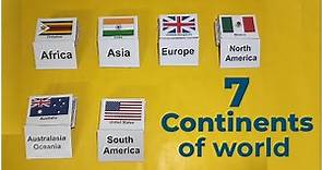 continents of the world | the seven continents of world | countries flag of the world