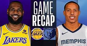 Game Recap: Lakers 136, Grizzlies 124