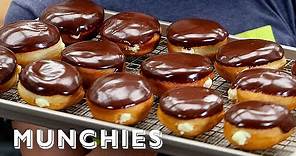 Homemade Boston Cream Donuts | The Cooking Show