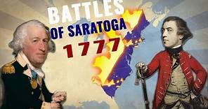 How was American Revolutionary War won: The Battles of Saratoga
