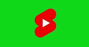 YouTube Shorts Logo green screen animation