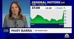 GM CEO Mary Barra: This is our year to execute and see growth in EVs