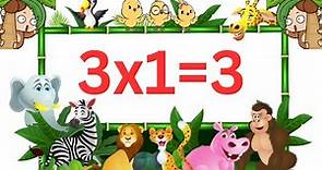 Learn Multiplication Table of 3x1=3 | Table of three | Table of 3 |Tables| Child Learning Factory