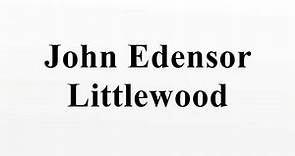 John Edensor Littlewood