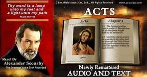 44 | Book of Acts | Read by Alexander Scourby | AUDIO & TEXT | FREE on YouTube | GOD IS LOVE!