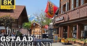 [ 8K ] GSTAAD Saanenland Switzerland - Town for International Celebrities | 8K UHD Video