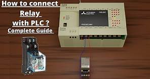 How to connect a relay with PLC || Complete guide || PLC Programming Tutorials for Beginners