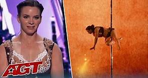 Australian Mom May Be The World's BEST Pole Dancer! Kristy Sellars WOW'S on AGT 2022 LIVE