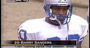 Barry Sanders 1998 Full Season Highlights