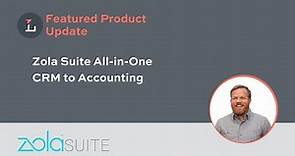 Zola Suite All-in-One CRM to Accounting