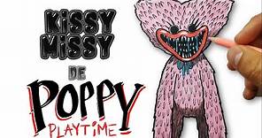 Cómo DIBUJAR a😨KISSY MISSY 😬 de POPPY PLAYTIME/How to DRAW KISSY MISSY from POPPY PLAYTIME