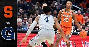 Syracuse vs. Georgetown Men's Basketball Highlights (2019-20)