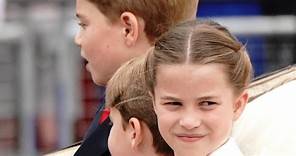 Diaporama : Trooping The Colour : Charlotte de Galles avec une coiffure délicate, le prince Louis so chic en bermuda et cravate