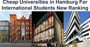 CHEAP UNIVERSITIES IN HAMBURG FOR INTERNATIONAL STUDENTS